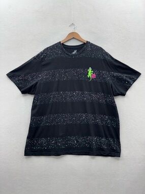 Vintage Gecko Hawaii Men’s XXXL Coveted Neon Splatter Print T Shirt